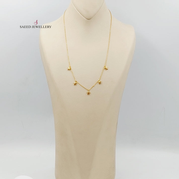 Dandash Necklace  Made of 21K Yellow Gold by Saeed Jewelry-31145