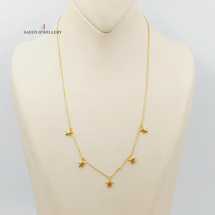 Dandash Necklace  Made of 21K Yellow Gold by Saeed Jewelry-31145