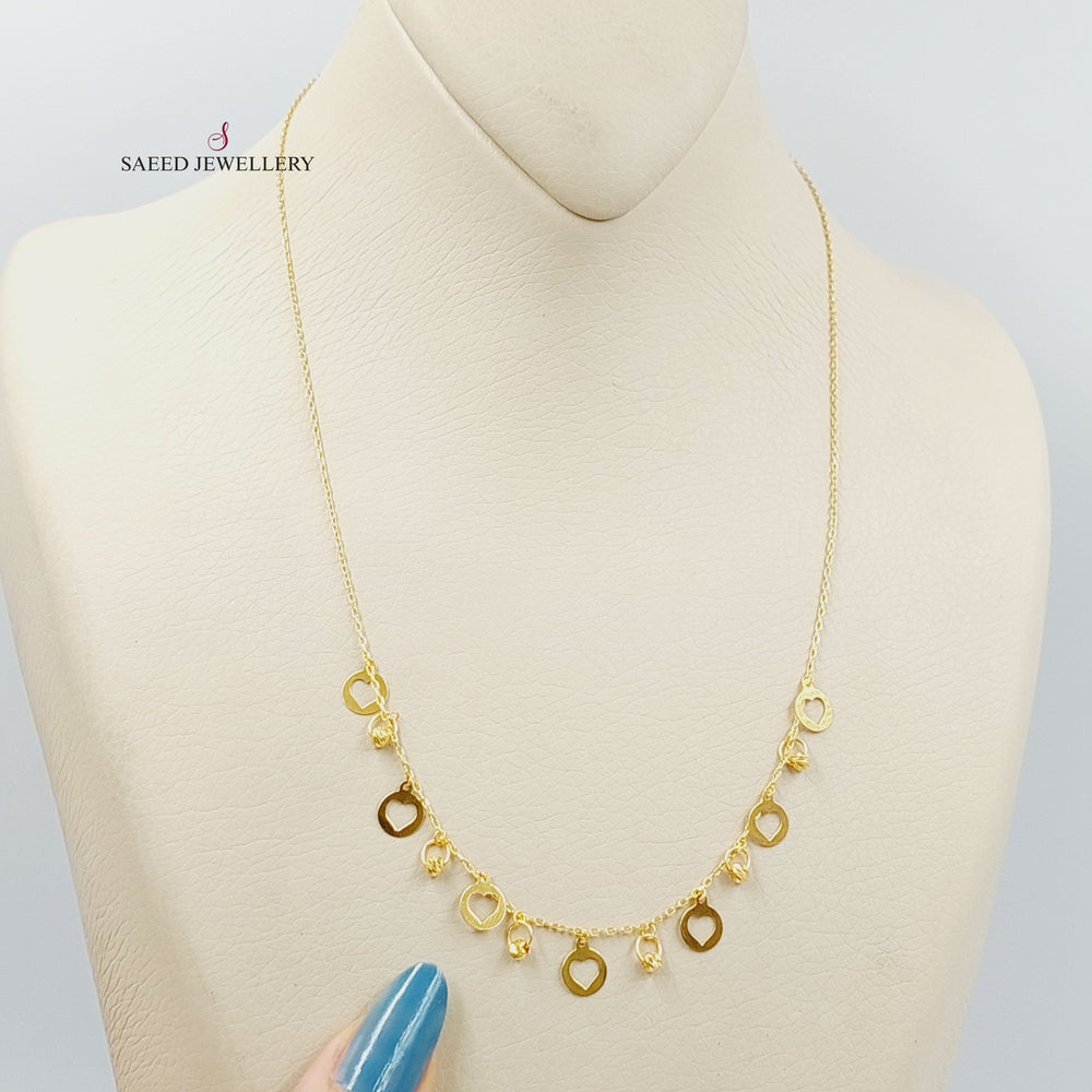 Dandash Necklace  Made of 21K Yellow Gold by Saeed Jewelry-31146