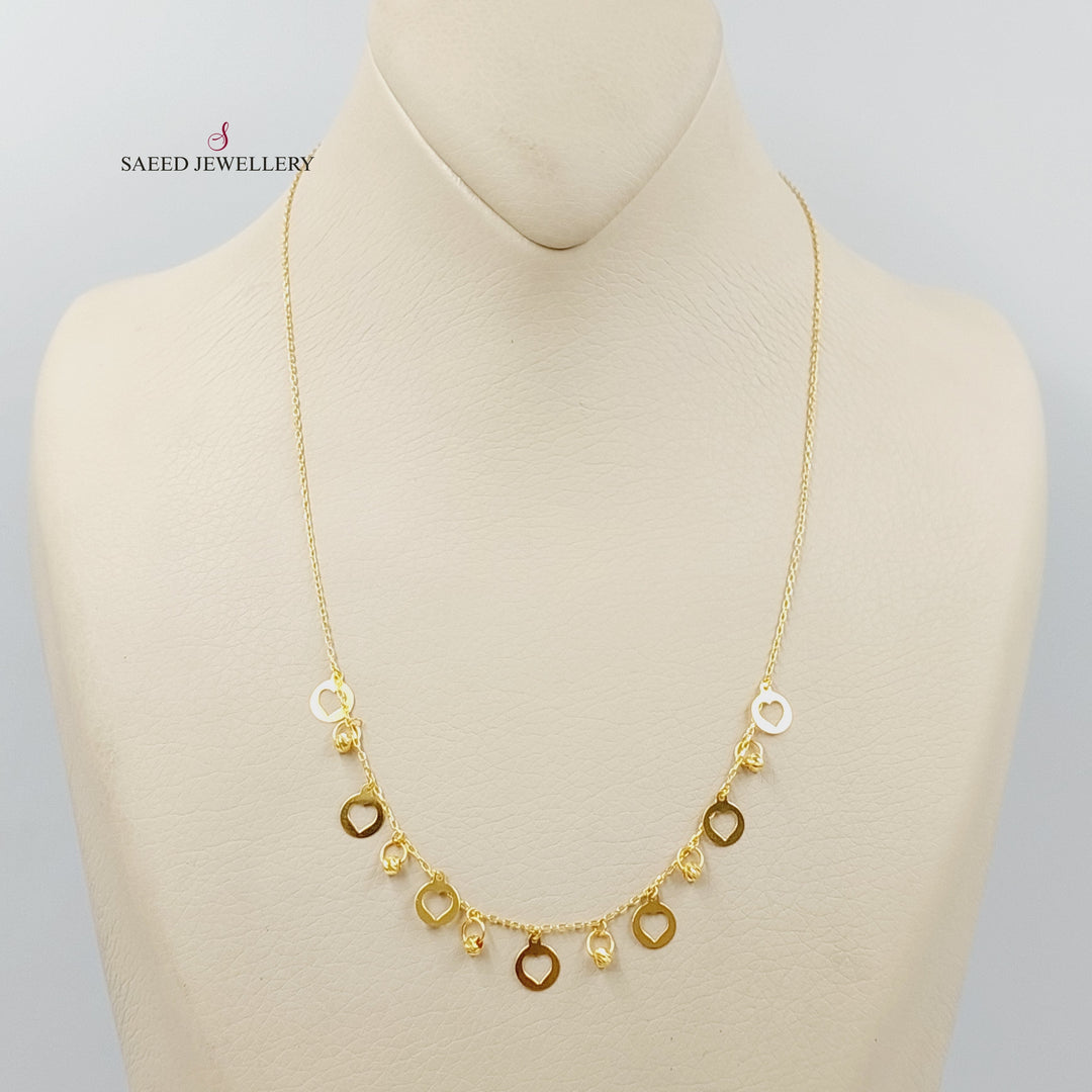 Dandash Necklace  Made of 21K Yellow Gold by Saeed Jewelry-31146