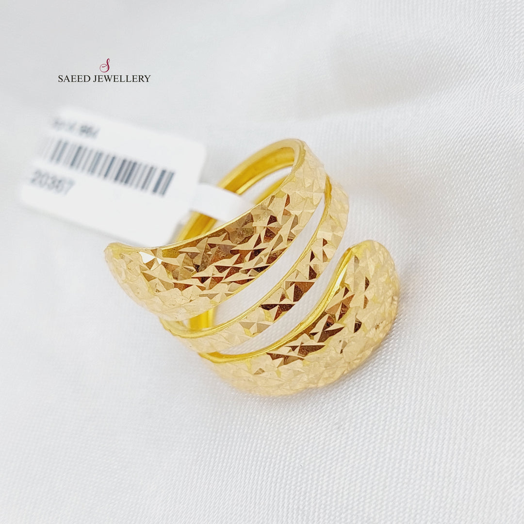 Default Title Fancy Ring Made of Default Title Yellow Gold by Saeed Jewelry-20367