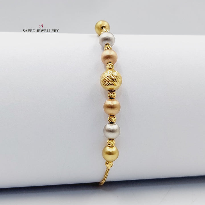 Deluxe Balls Bracelet  Made Of 18K Colored Gold by Saeed Jewelry-29679