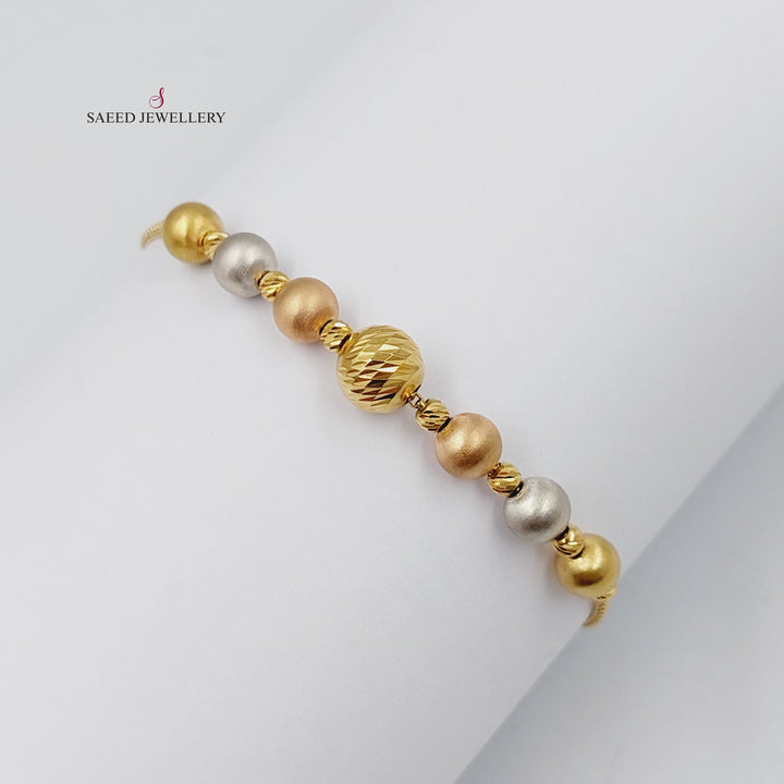 Deluxe Balls Bracelet  Made Of 18K Colored Gold by Saeed Jewelry-29679