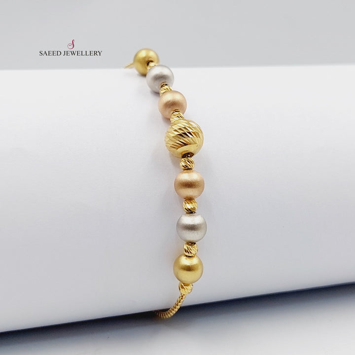 Deluxe Balls Bracelet  Made Of 18K Colored Gold by Saeed Jewelry-29680
