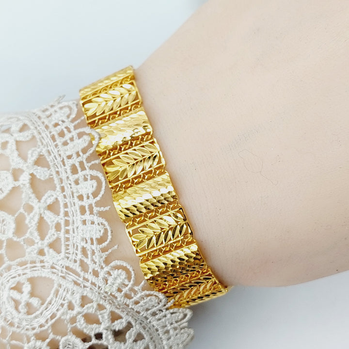 Deluxe Bracelet  Made Of 21K Yellow Gold by Saeed Jewelry-30476