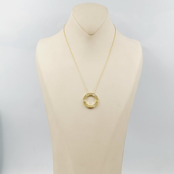 Deluxe Figaro Necklace  Made Of 18K Yellow Gold by Saeed Jewelry-30667
