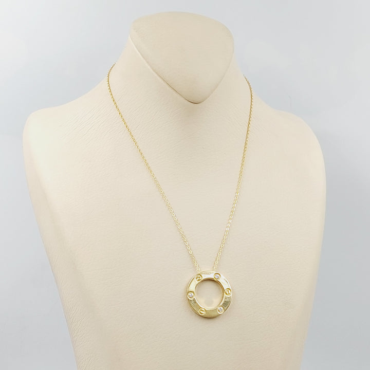 Deluxe Figaro Necklace  Made Of 18K Yellow Gold by Saeed Jewelry-30667