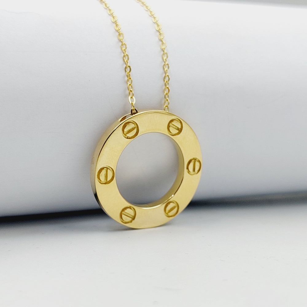 Deluxe Figaro Necklace  Made Of 18K Yellow Gold by Saeed Jewelry-30668