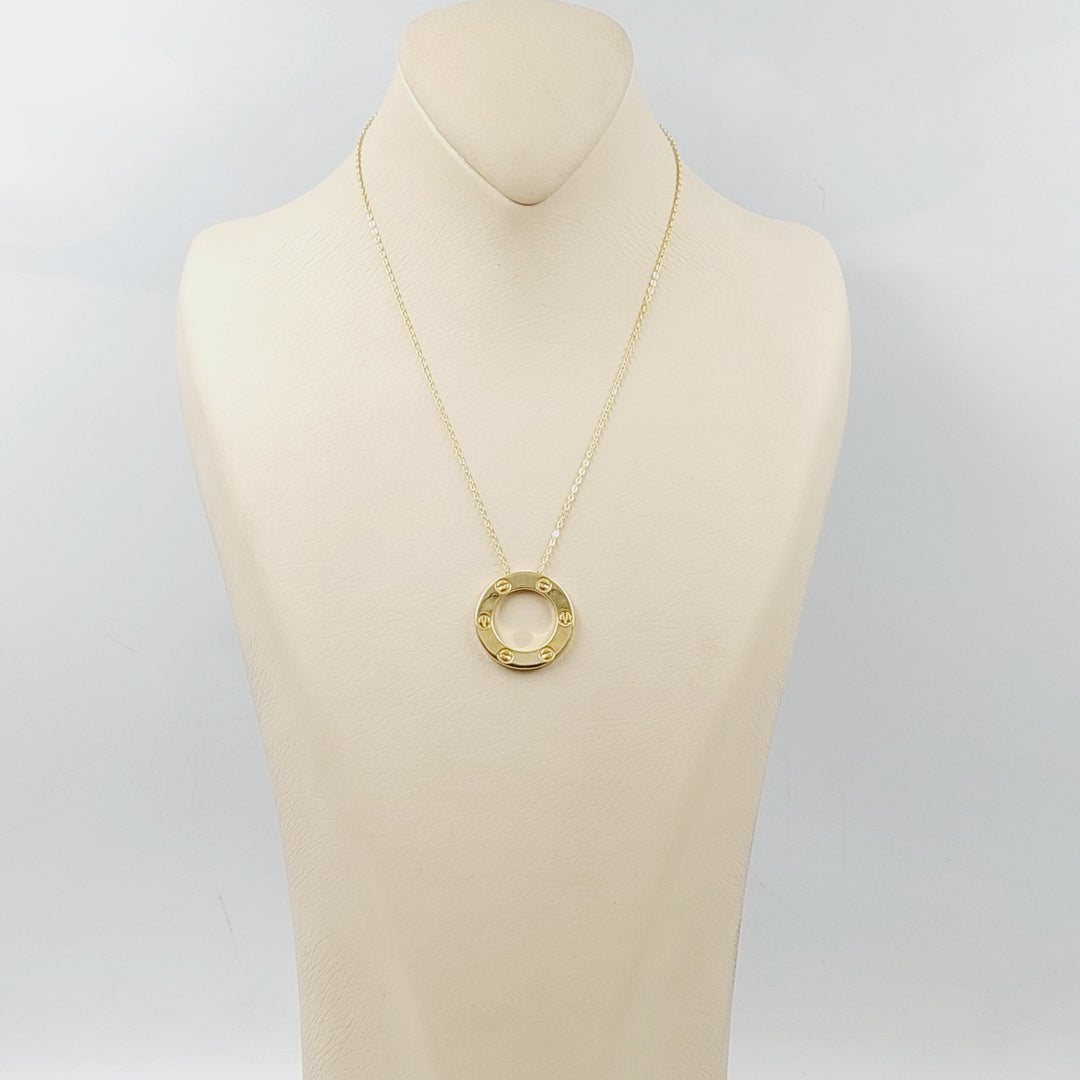 Deluxe Figaro Necklace  Made Of 18K Yellow Gold by Saeed Jewelry-30668