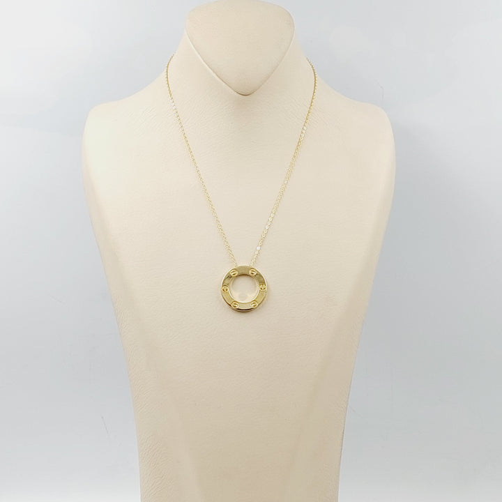 Deluxe Figaro Necklace  Made Of 18K Yellow Gold by Saeed Jewelry-30668