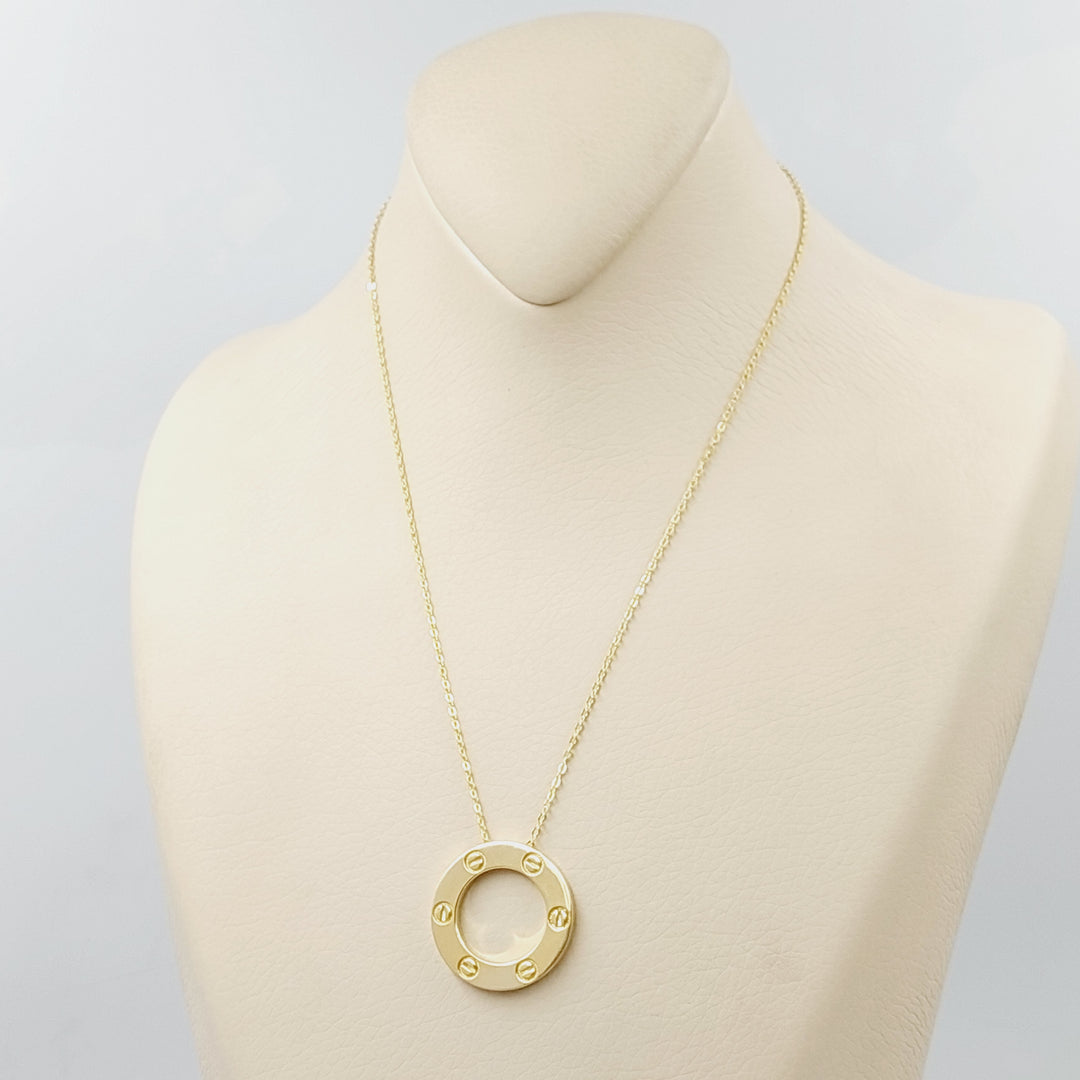 Deluxe Figaro Necklace  Made Of 18K Yellow Gold by Saeed Jewelry-30668