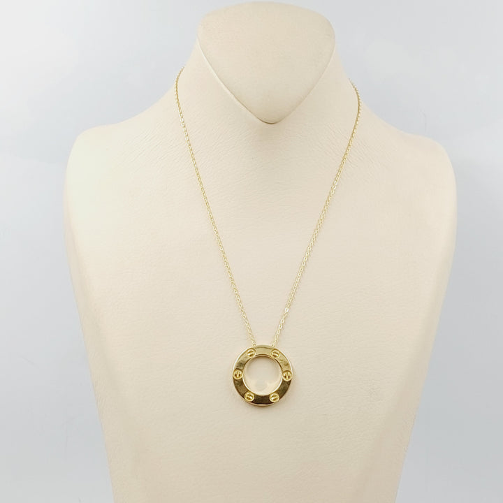 Deluxe Figaro Necklace  Made Of 18K Yellow Gold by Saeed Jewelry-30668