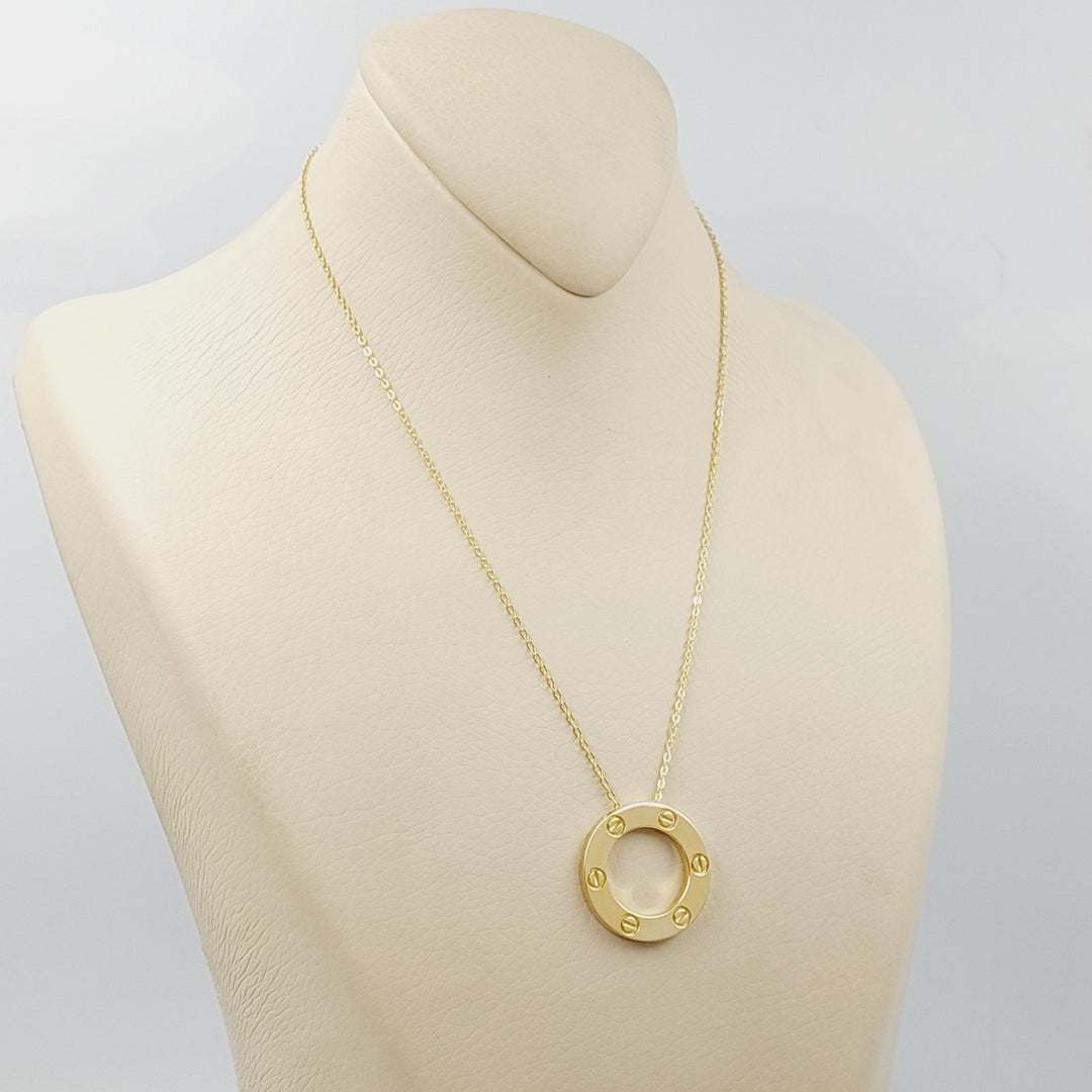 Deluxe Figaro Necklace  Made Of 18K Yellow Gold by Saeed Jewelry-30668