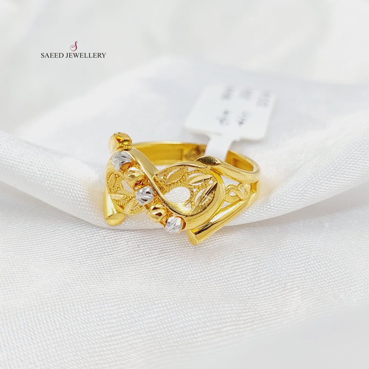 Deluxe Infinite Ring  Made Of 21K Yellow Gold by Saeed Jewelry-30203