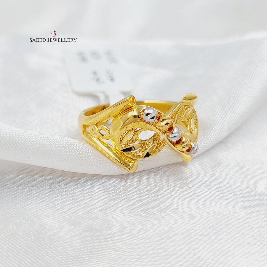 Deluxe Infinite Ring  Made Of 21K Yellow Gold by Saeed Jewelry-30203