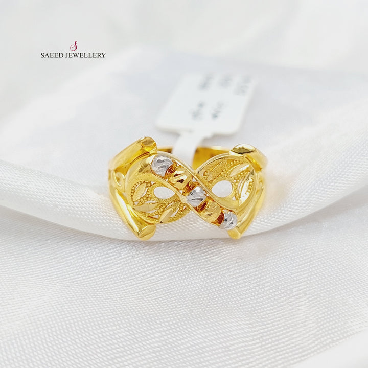 Deluxe Infinite Ring  Made Of 21K Yellow Gold by Saeed Jewelry-30203