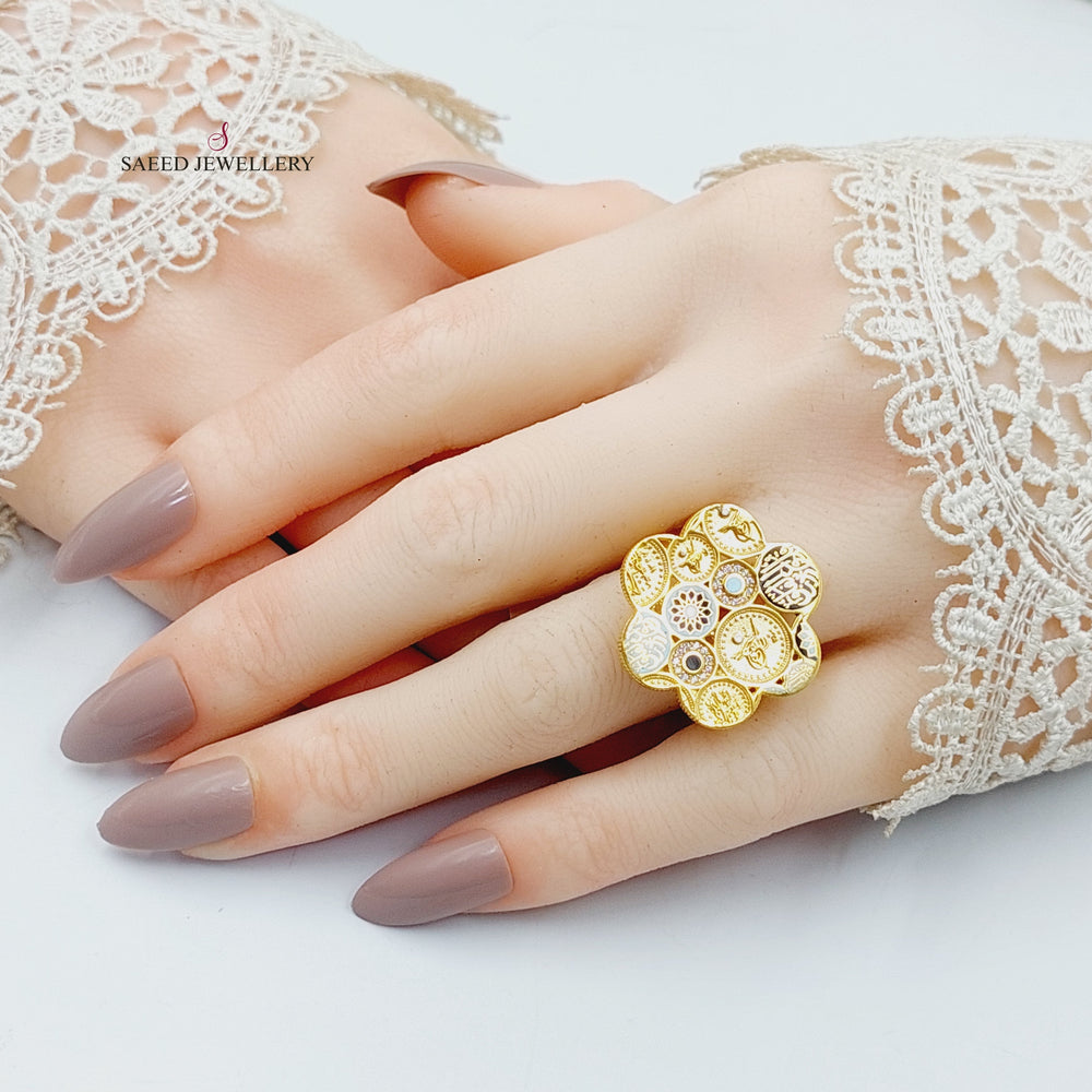 Deluxe Islamic Ring  Made of 21K Yellow Gold by Saeed Jewelry-31141