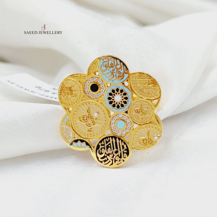 Deluxe Islamic Ring  Made of 21K Yellow Gold by Saeed Jewelry-31141