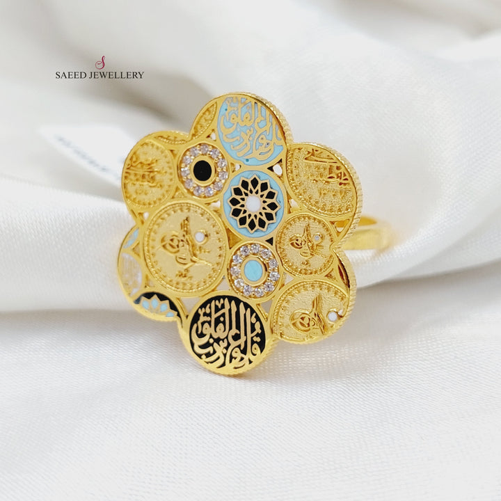 Deluxe Islamic Ring  Made of 21K Yellow Gold by Saeed Jewelry-31141