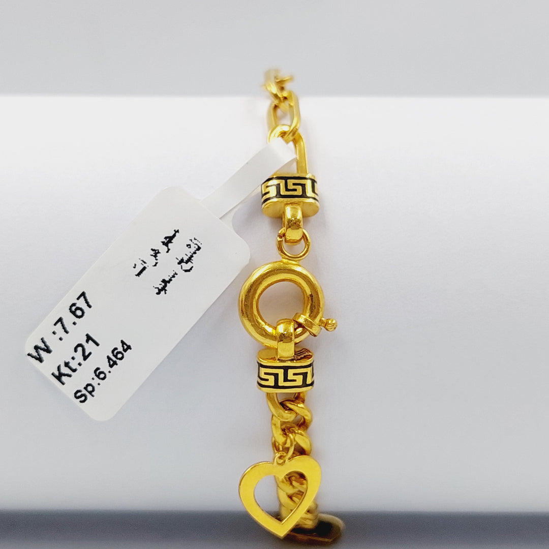 Deluxe Joy Bracelet  Made Of 21K Yellow Gold by Saeed Jewelry-28912
