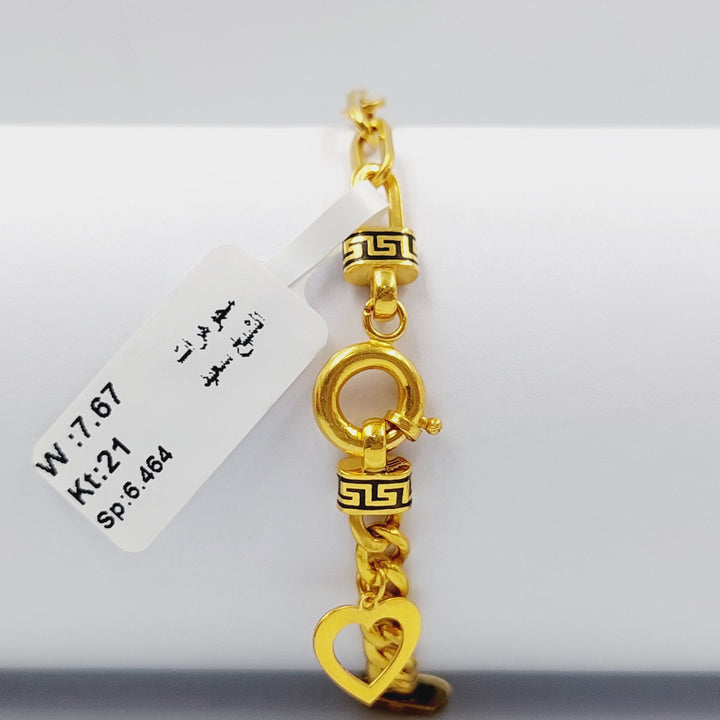 Deluxe Joy Bracelet  Made Of 21K Yellow Gold by Saeed Jewelry-28912