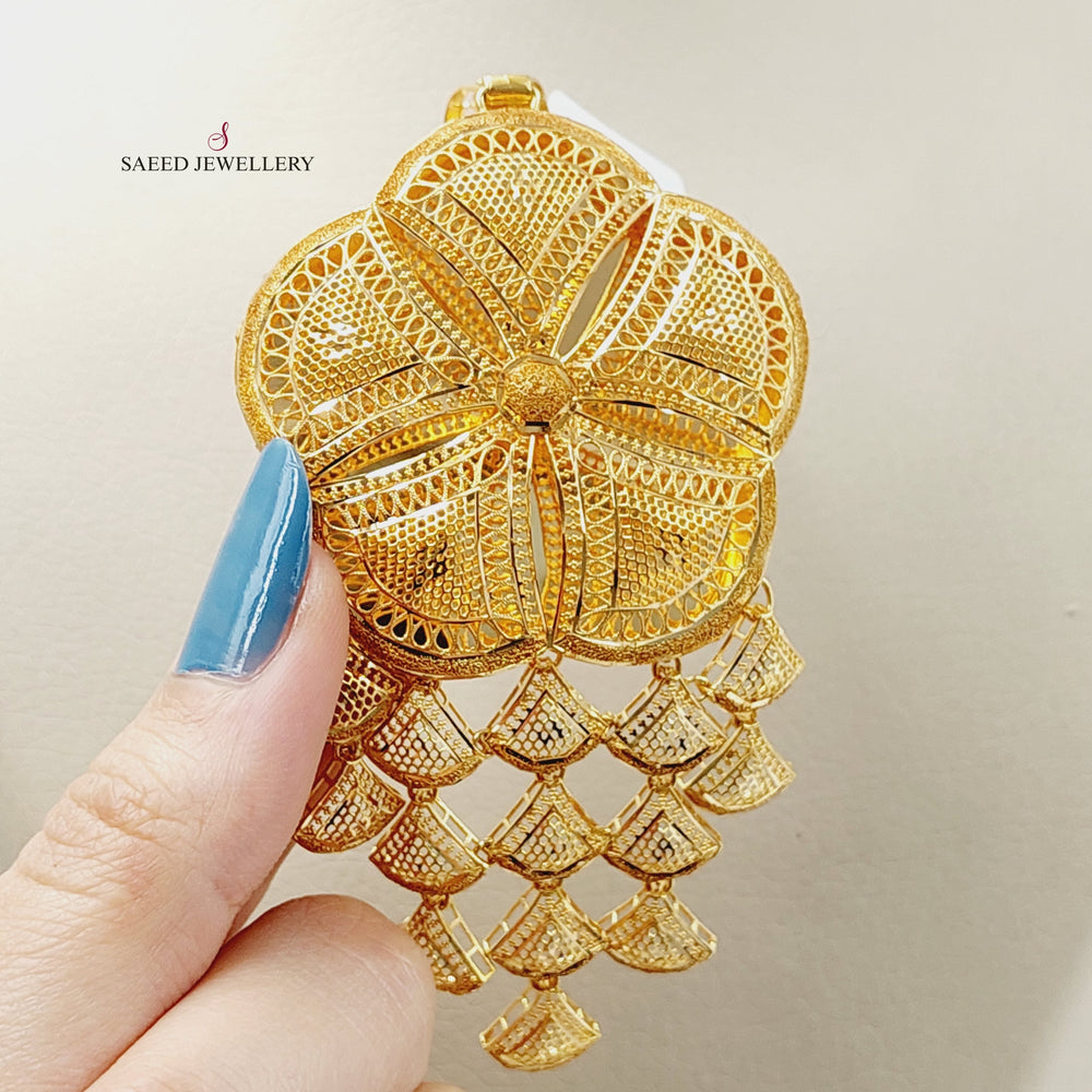 Deluxe Kuwaiti Pendant  Made Of 21K Yellow Gold by Saeed Jewelry-29989