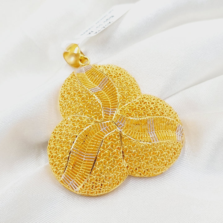 Deluxe Kuwaiti Pendant  Made Of 21K Yellow Gold by Saeed Jewelry-30743