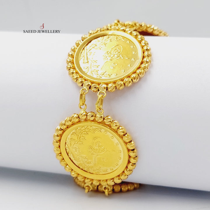 Deluxe Rashadi Bracelet  Made Of 21K Yellow Gold by Saeed Jewelry-28904