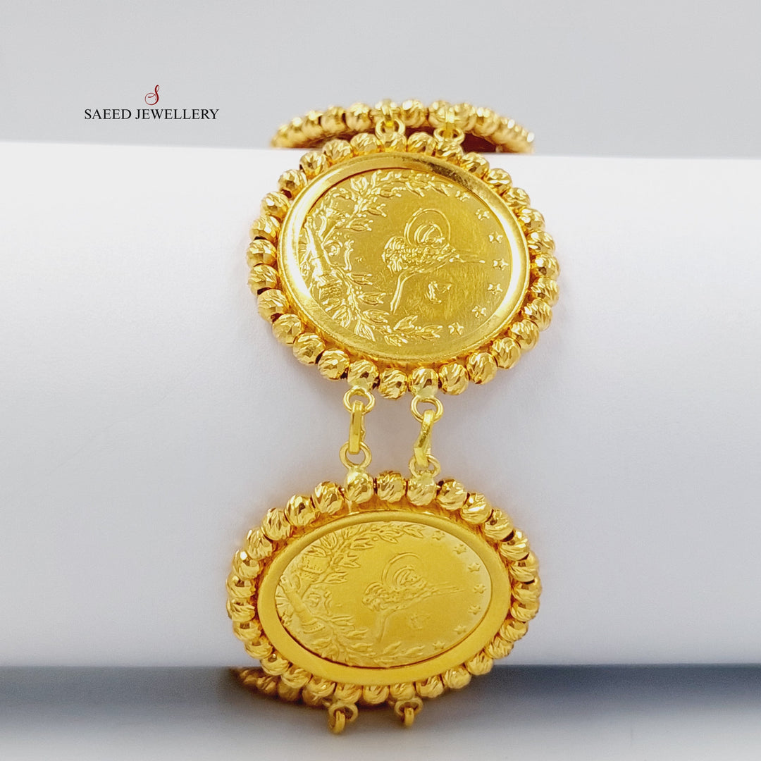 Deluxe Rashadi Bracelet  Made Of 21K Yellow Gold by Saeed Jewelry-28904