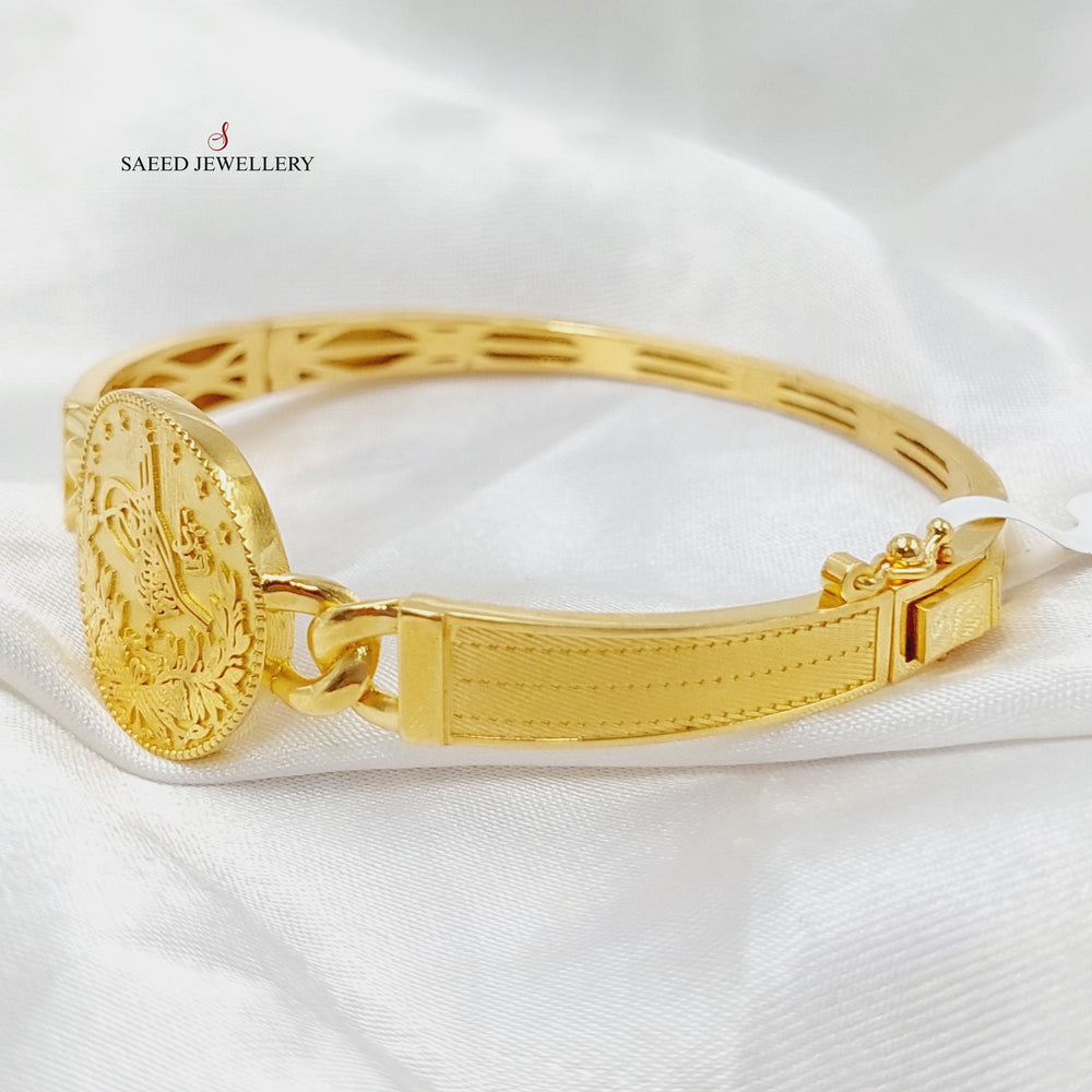 Deluxe Rashadi Bracelet  Made Of 21K Yellow Gold by Saeed Jewelry-29044