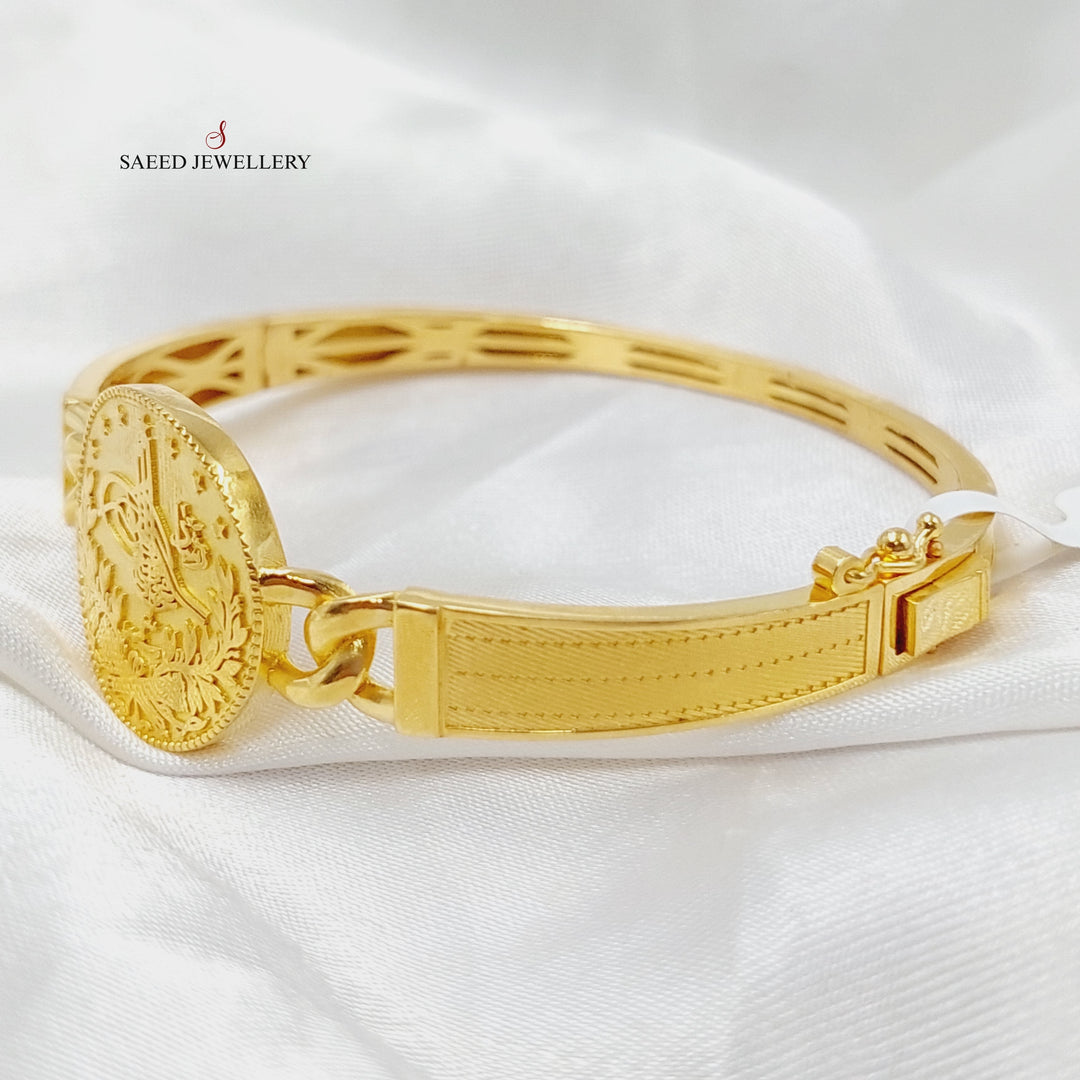Deluxe Rashadi Bracelet  Made Of 21K Yellow Gold by Saeed Jewelry-29044