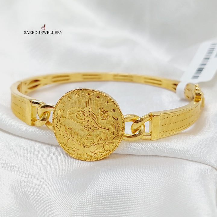 Deluxe Rashadi Bracelet  Made Of 21K Yellow Gold by Saeed Jewelry-29044