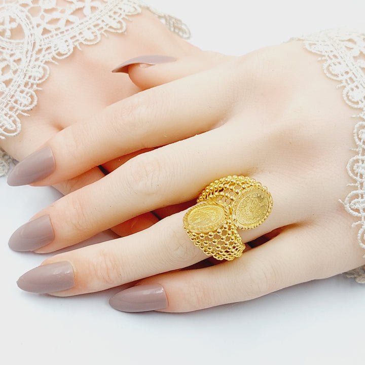 Deluxe Rashadi Ring  Made of 21K Yellow Gold by Saeed Jewelry-30963