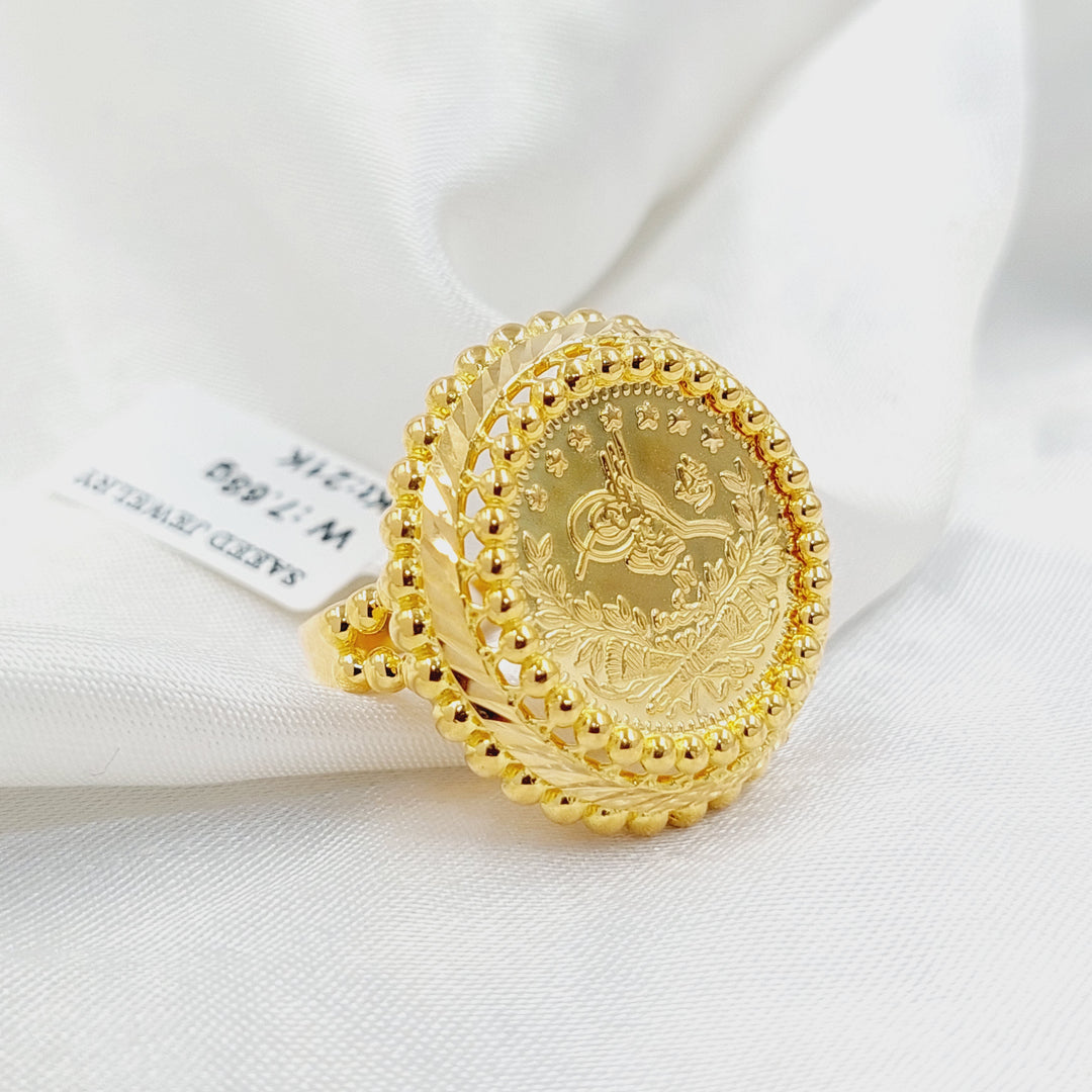 Deluxe Rashadi Ring  Made of 21K Yellow Gold by Saeed Jewelry-30964