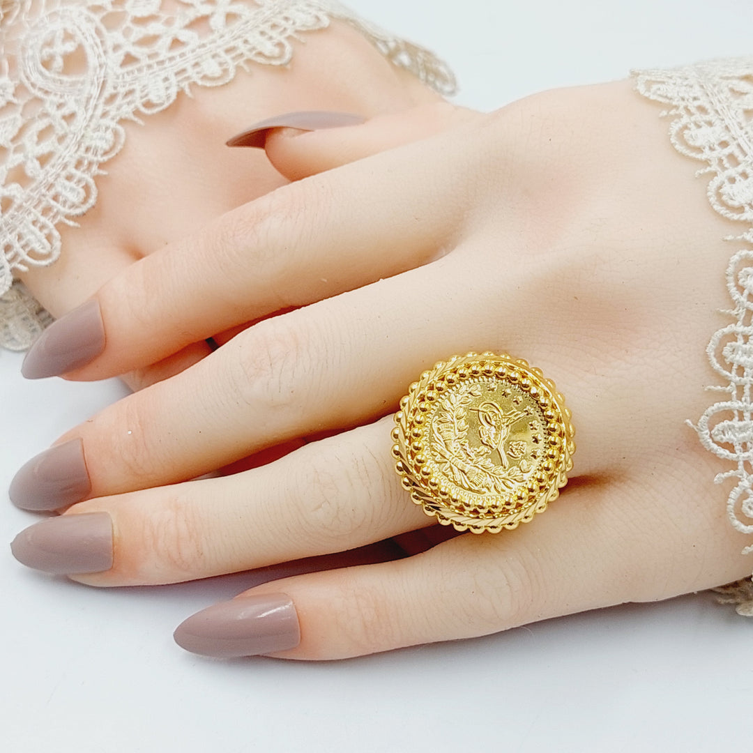 Deluxe Rashadi Ring  Made of 21K Yellow Gold by Saeed Jewelry-30964