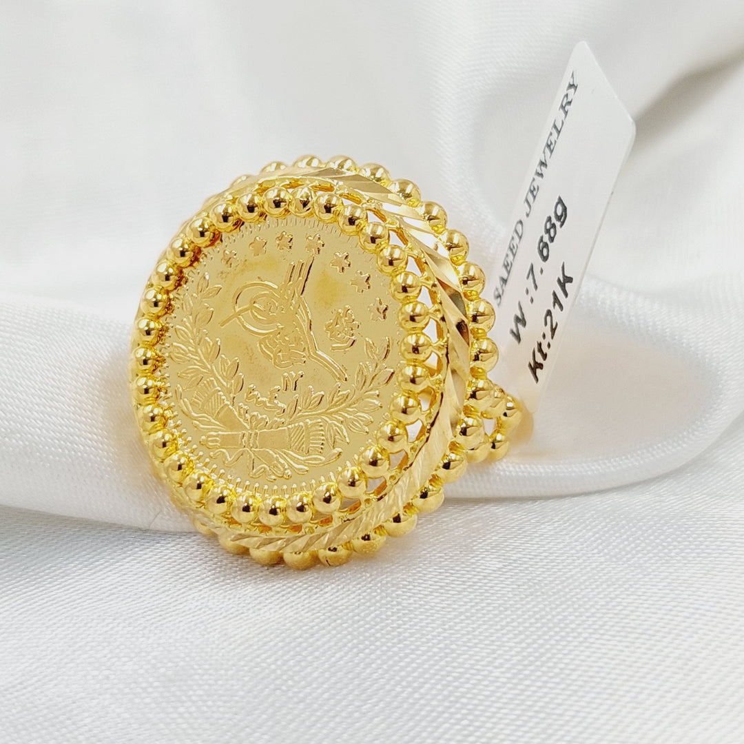 Deluxe Rashadi Ring  Made of 21K Yellow Gold by Saeed Jewelry-30964