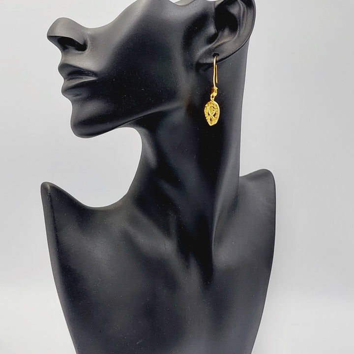 Deluxe Shankle Earrings  Made of 21K Yellow Gold by Saeed Jewelry-31106