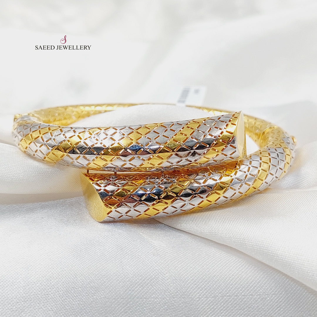 Deluxe Snake Bangle Bracelet  Made Of 21K by Saeed Jewelry-30431