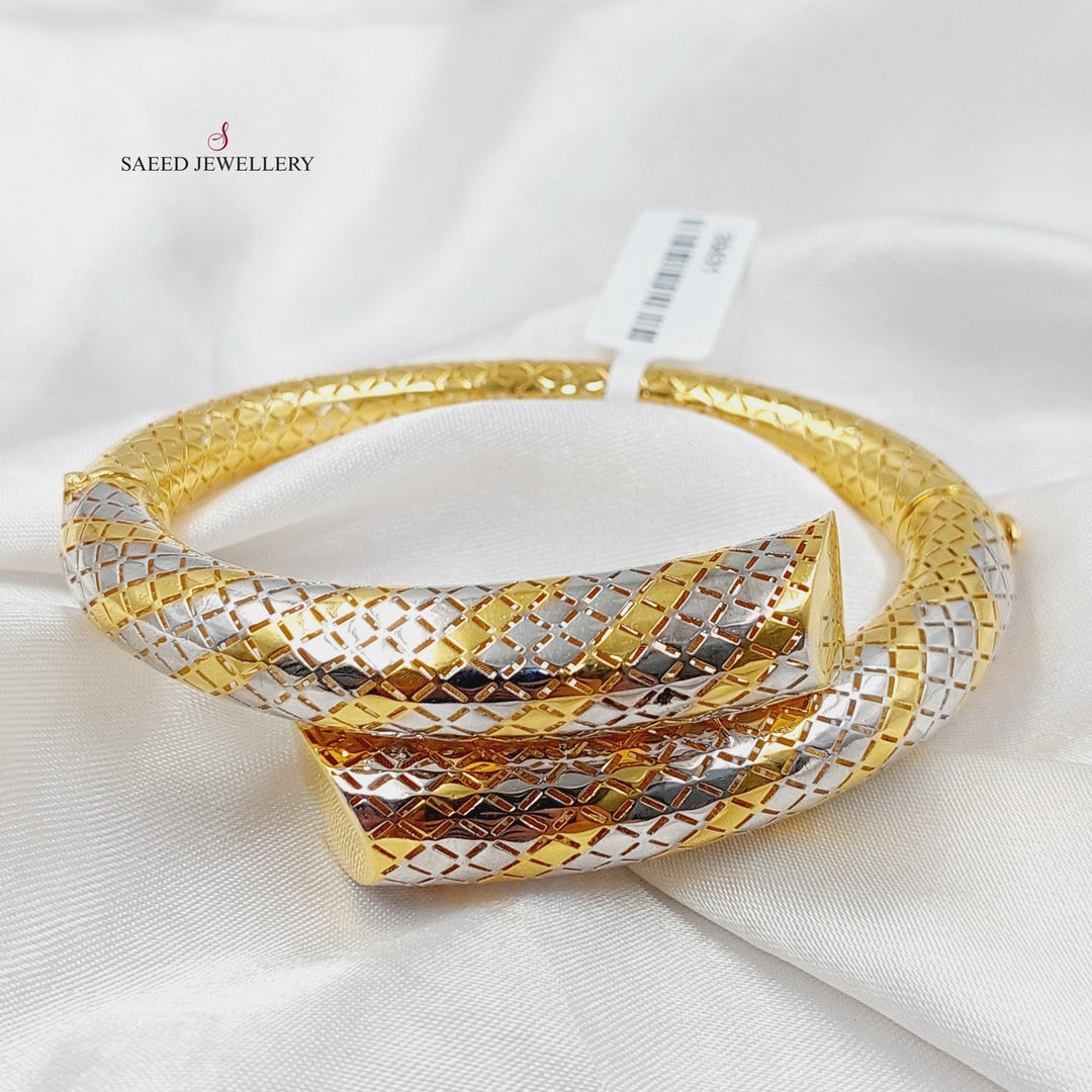 Deluxe Snake Bangle Bracelet  Made Of 21K by Saeed Jewelry-30431