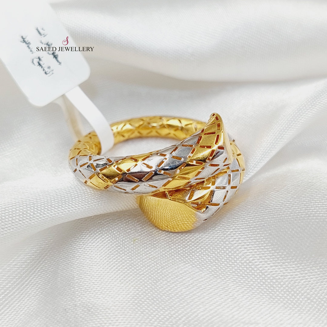 Deluxe Snake Ring  Made Of 21K by Saeed Jewelry-30432