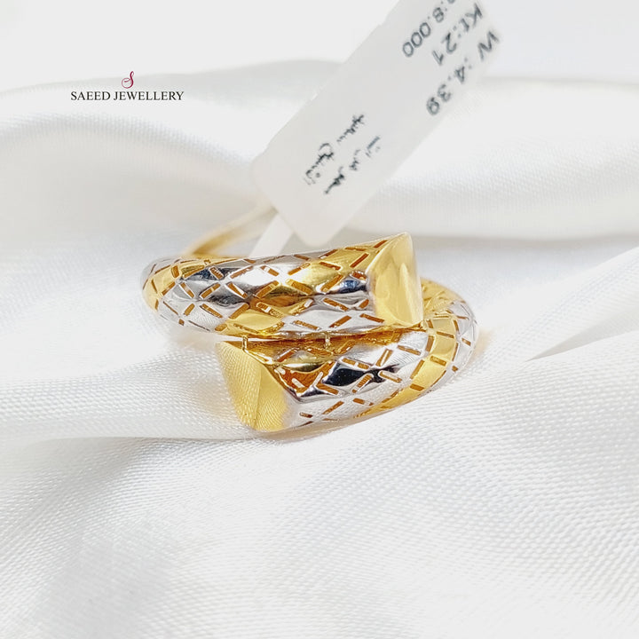 Deluxe Snake Ring  Made Of 21K by Saeed Jewelry-30432