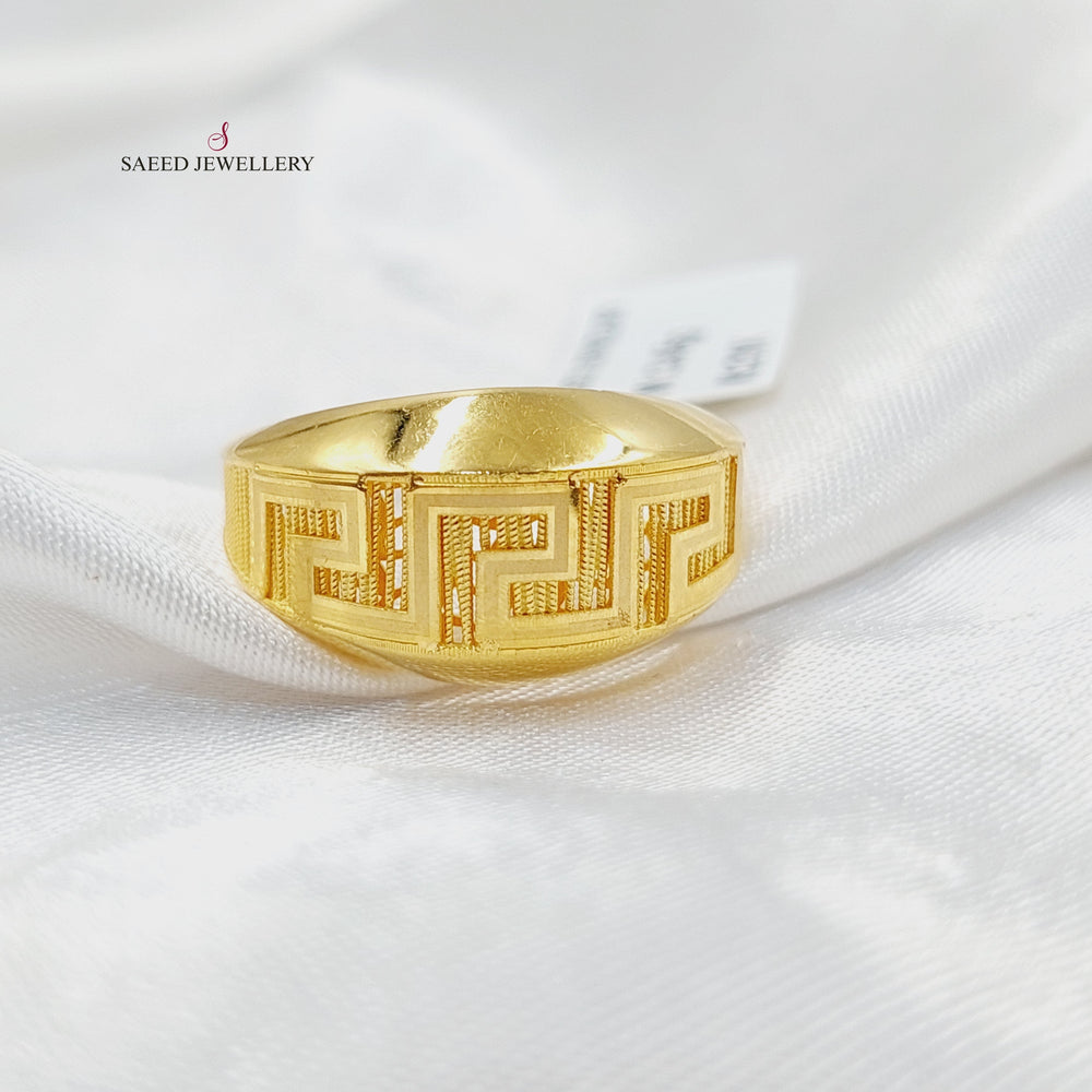 Deluxe Turkish Ring  Made of 21K Yellow Gold by Saeed Jewelry-31151