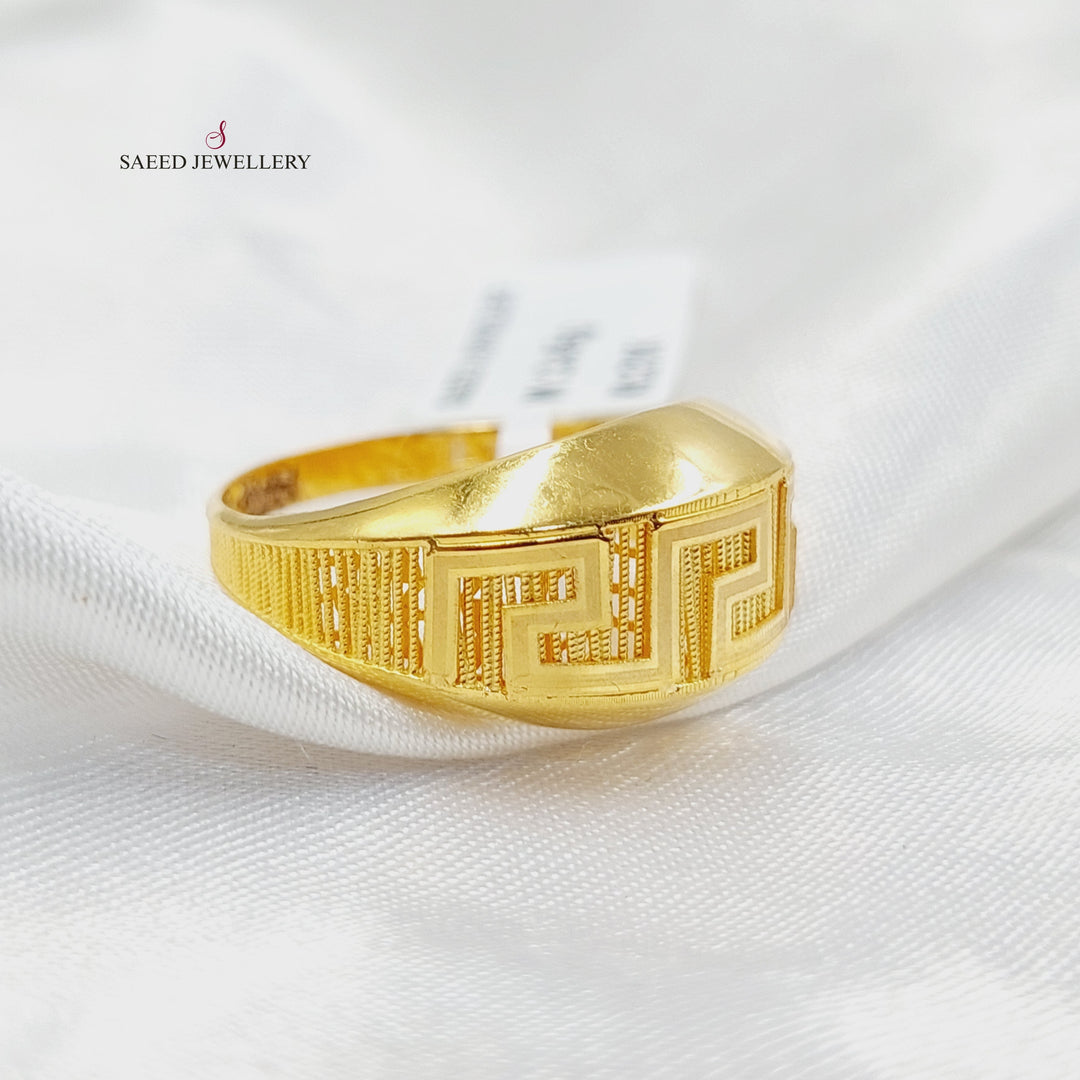 Deluxe Turkish Ring  Made of 21K Yellow Gold by Saeed Jewelry-31151