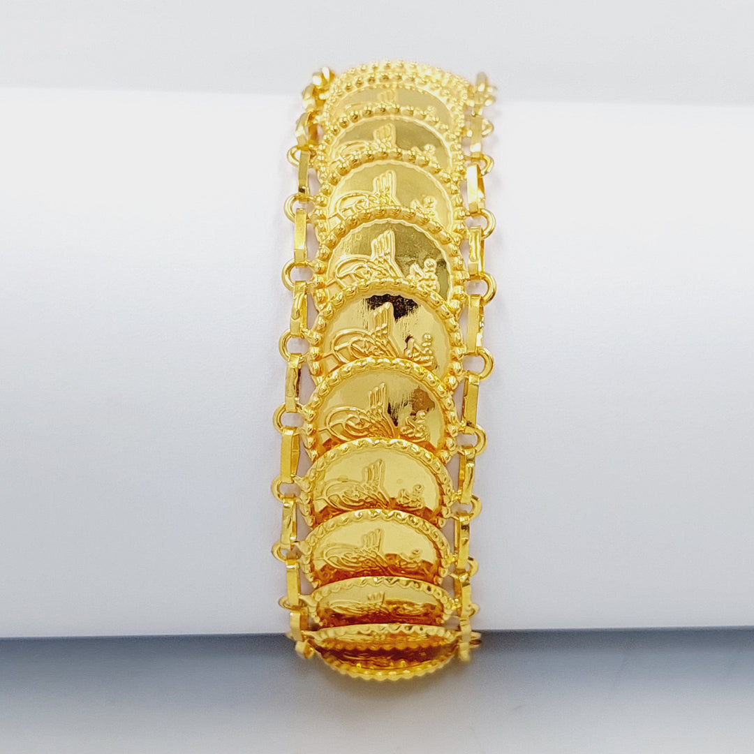 Eighths Bracelet  Made Of 21K Yellow Gold by Saeed Jewelry-29429