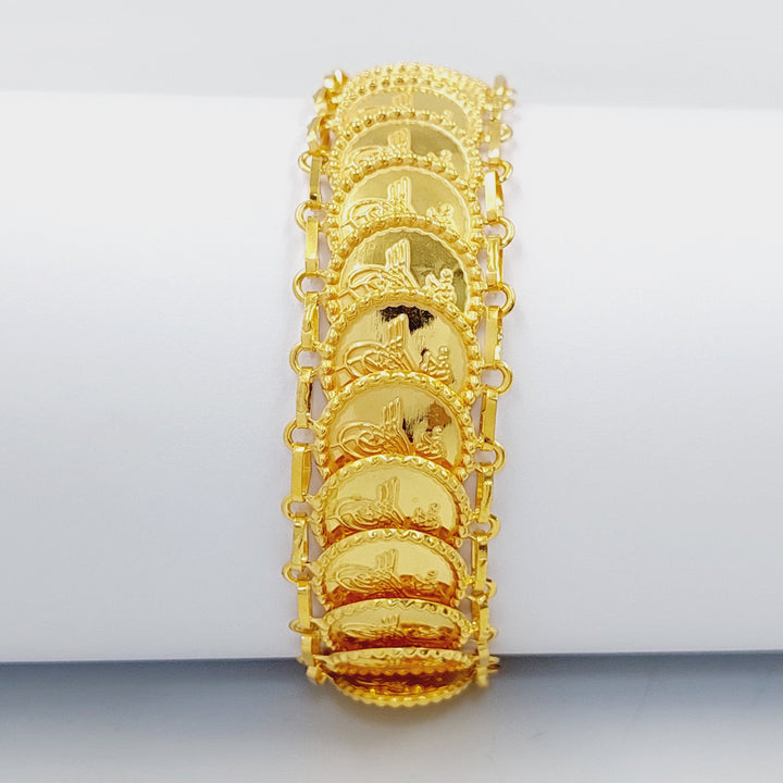 Eighths Bracelet  Made Of 21K Yellow Gold by Saeed Jewelry-29429