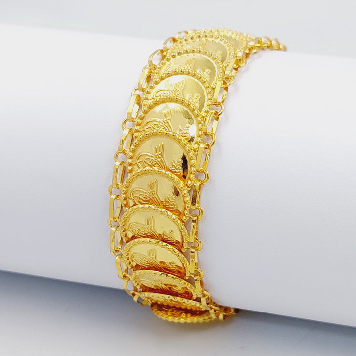 Eighths Bracelet  Made Of 21K Yellow Gold by Saeed Jewelry-29429