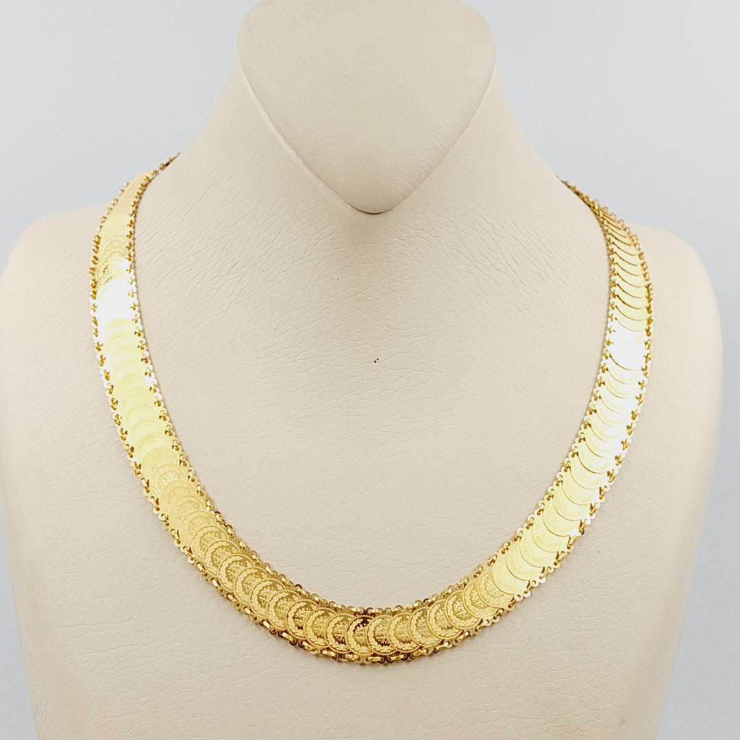 Eighths Necklace  Made Of 21K Yellow Gold by Saeed Jewelry-29412