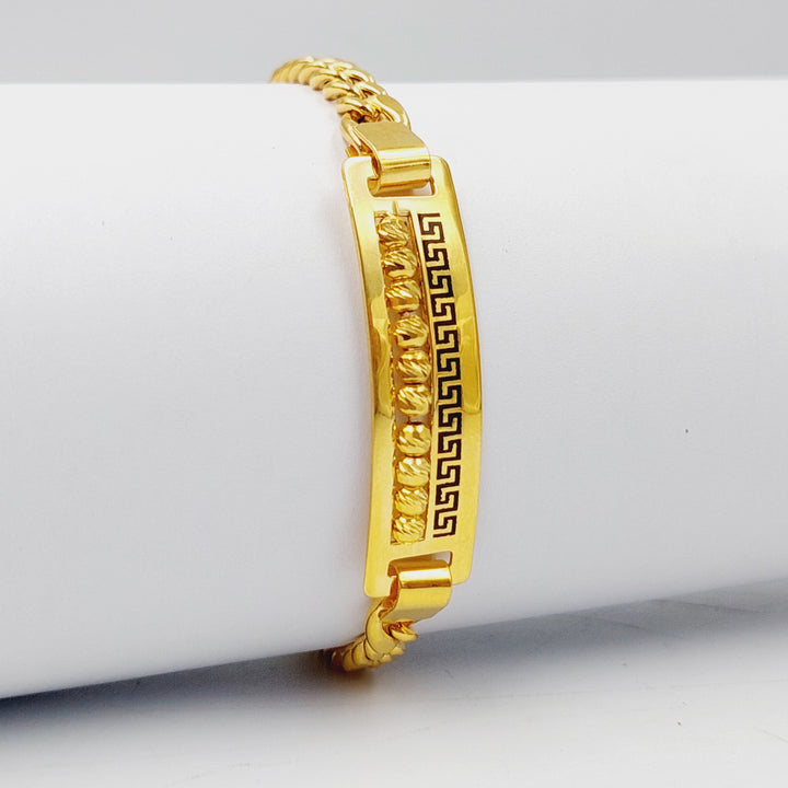 Enameled Balls Bracelet  Made Of 21K Yellow Gold by Saeed Jewelry-29073