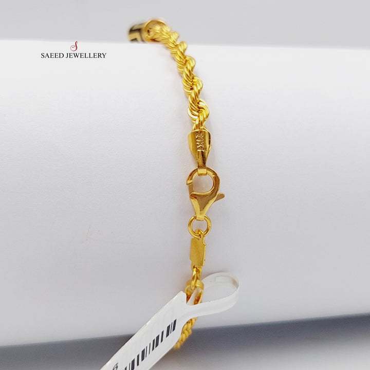 Enameled Rashadi Bracelet  Made Of 21K Yellow Gold by Saeed Jewelry-28736