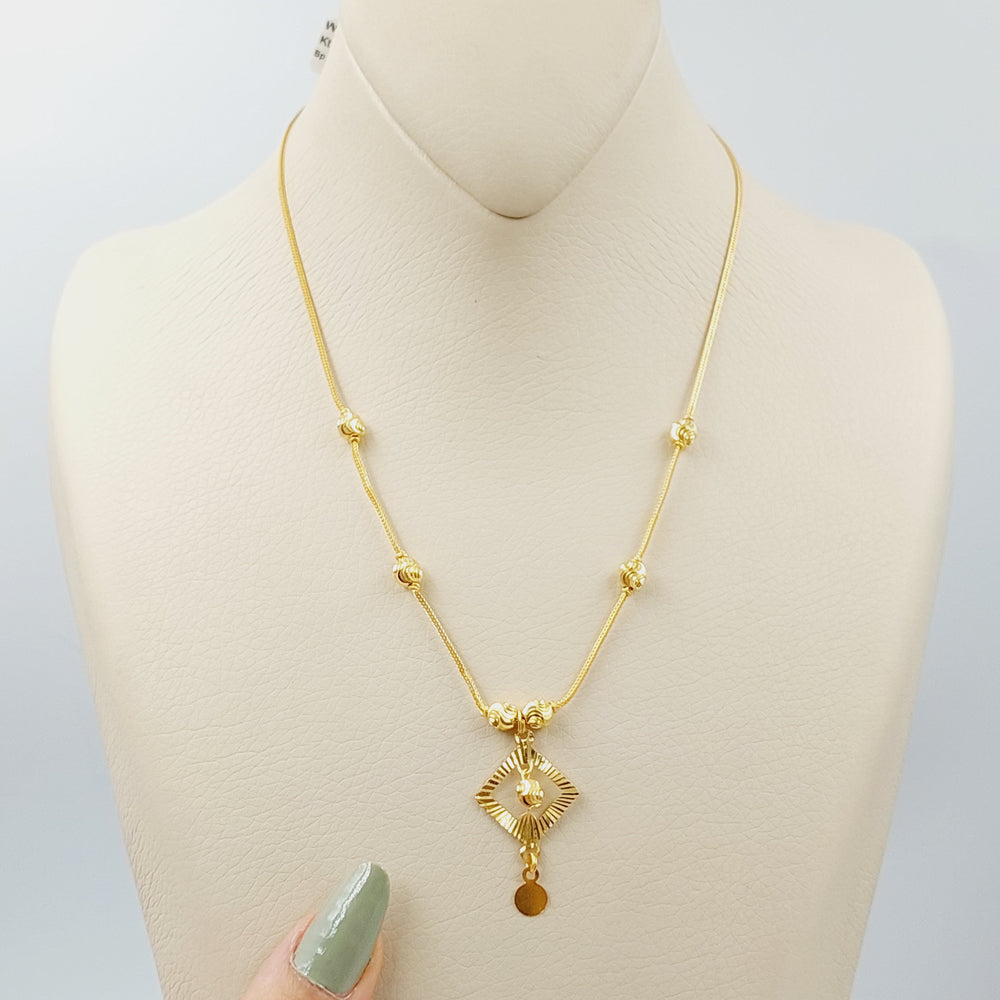 Fancy Balls Necklace  Made Of 21K Yellow Gold by Saeed Jewelry-28700